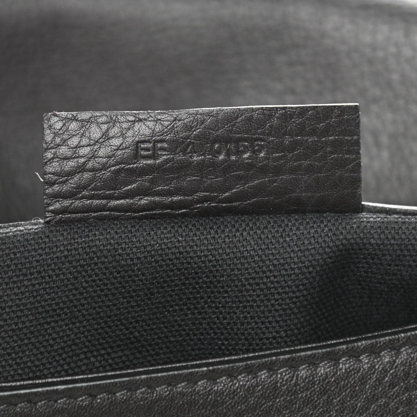 Grained Calfskin Medium Pandora Pure Flap Bag Black
