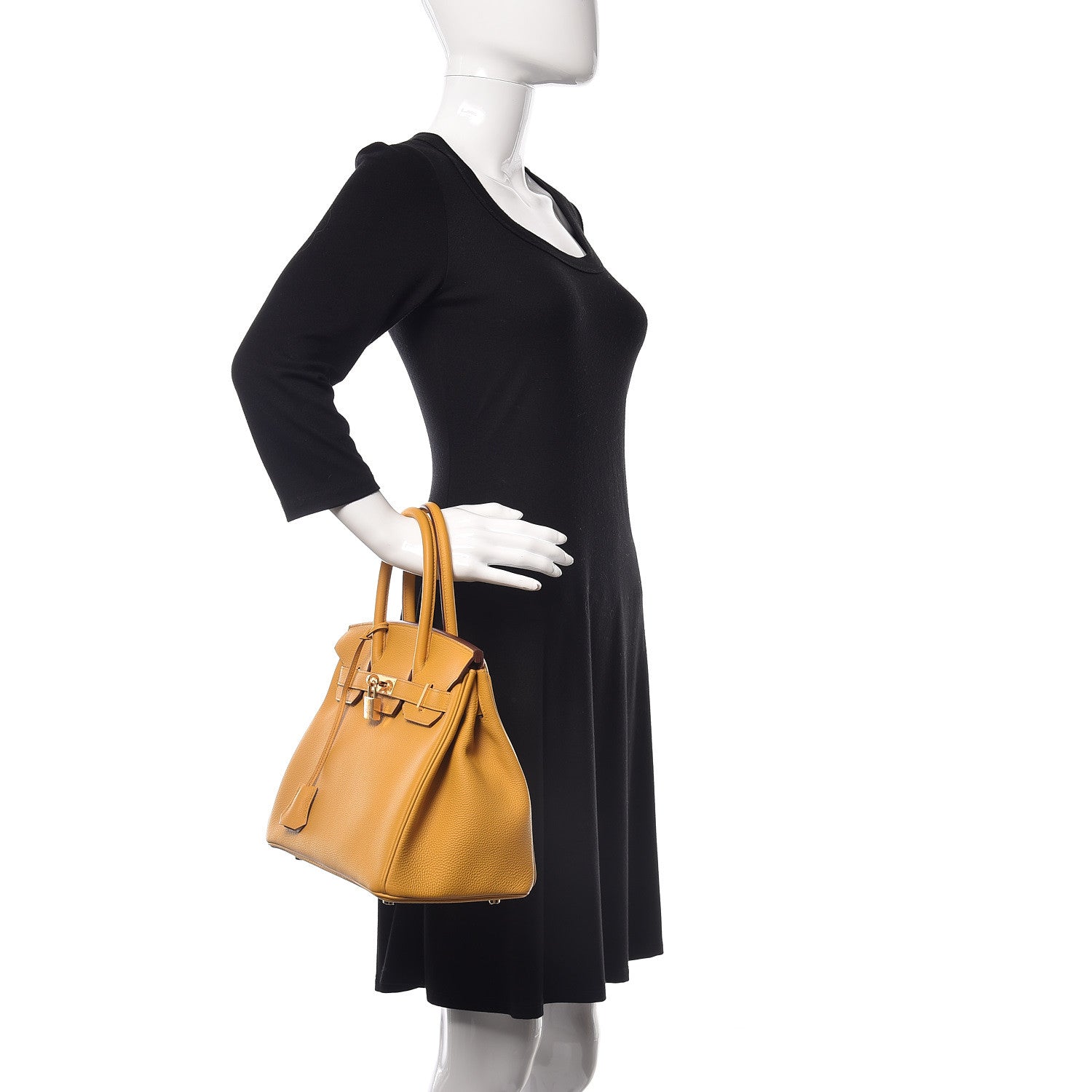 Hermes Togo Birkin 30 Jaune Ambre 2 of 12