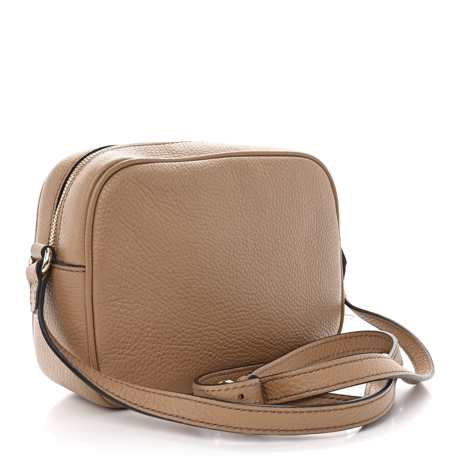 Gucci Pebbled Calfskin Small Soho Disco Bag Camelia 3 of 10