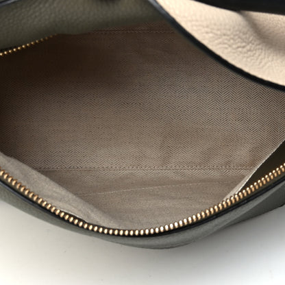 Loewe Grained Calfskin Medium Puzzle Bag Oat Khaki Green 4 of 7