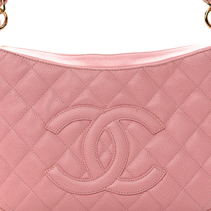 Chanel Caviar Quilted Timeless CC Shoulder Bag Pink 8 of 10