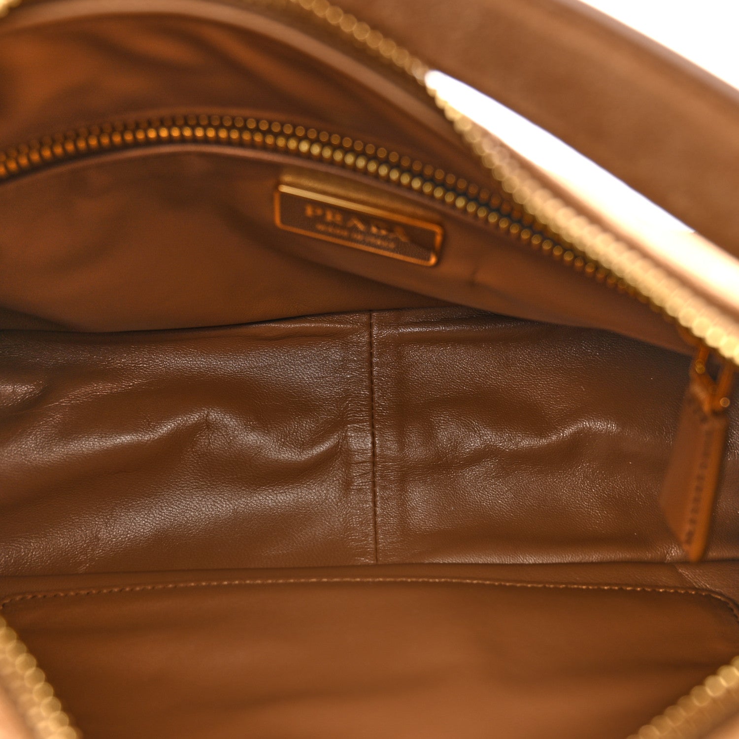 Prada Scamosciato Suede Medium Aimee Shoulder Bag Cinnamon 5 of 10