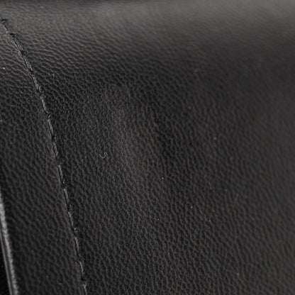 Chanel Lambskin Chevron Quilted Jumbo Double Flap So Black 11 of 14