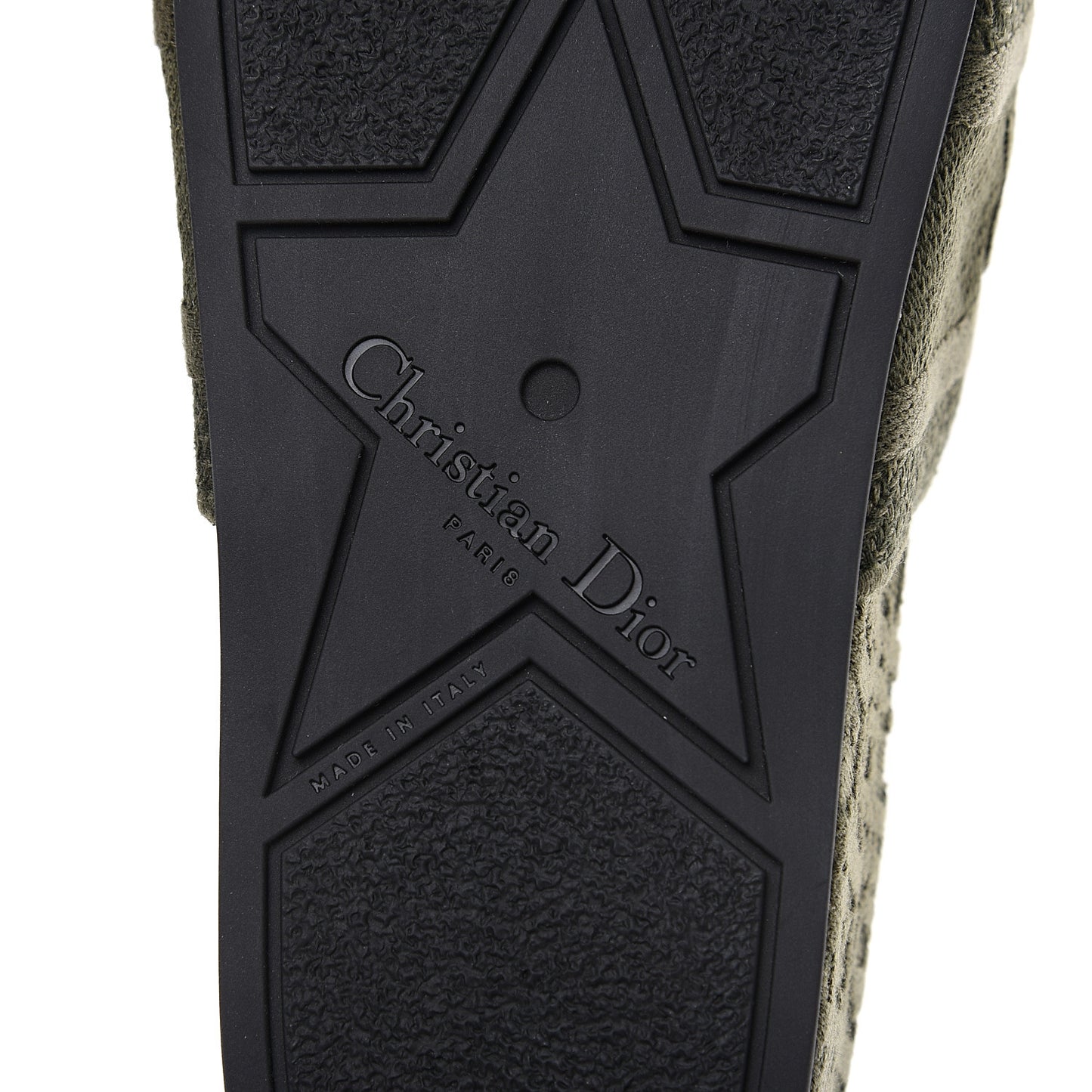 Oblique Denim D-Way Platform Sandal 37 Kaki