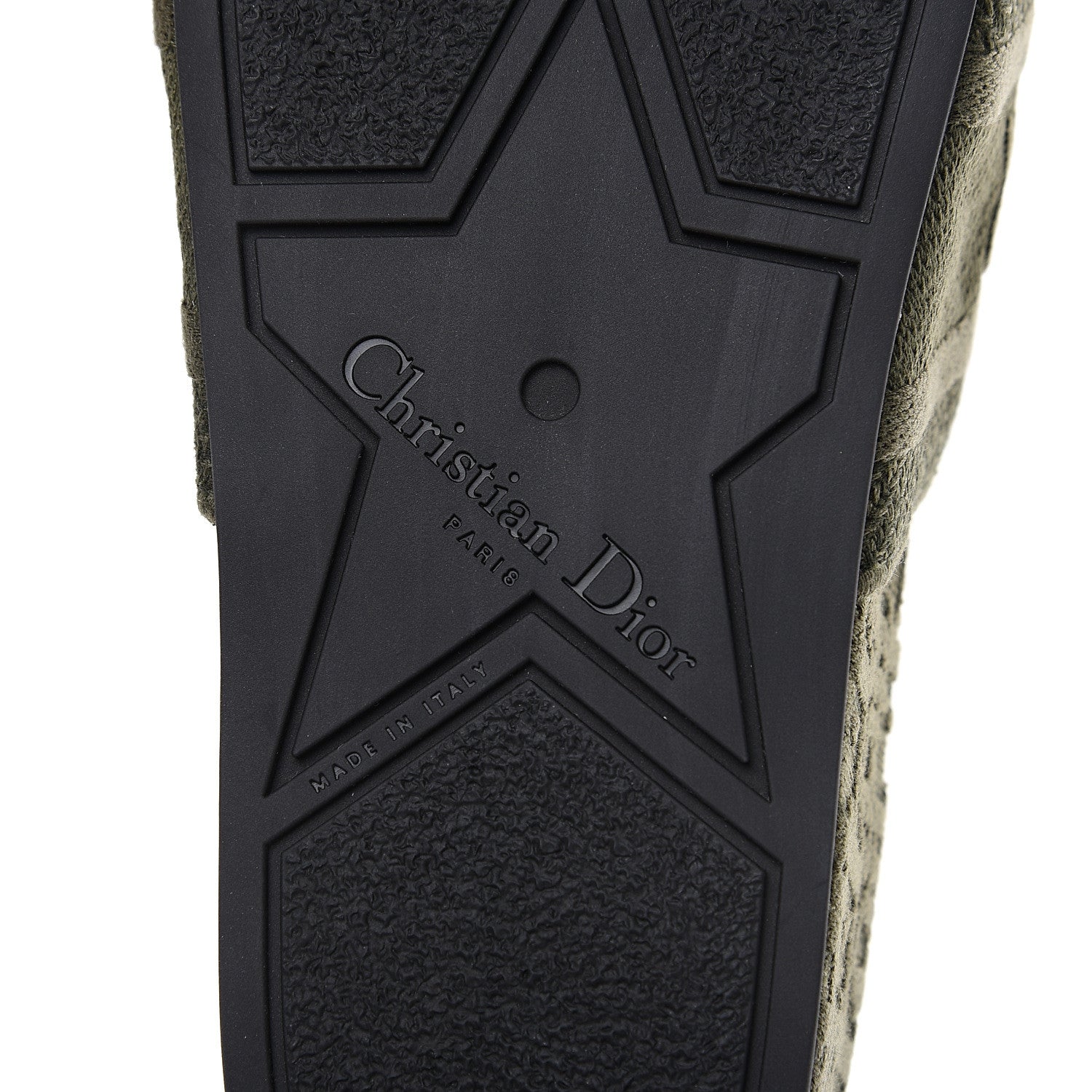 Christian Dior Oblique Denim D-Way Platform Sandal 37 Kaki 7 of 8