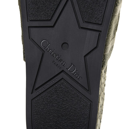 Christian Dior Oblique Denim D-Way Platform Sandal 37 Kaki 7 of 8