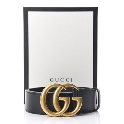 Gucci Calfskin Double G 40mm Belt 85 34 Black 7 of 7