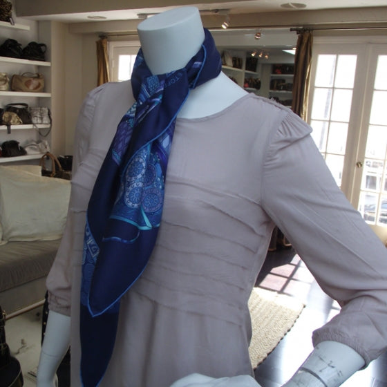 Silk Voyage En Etoffes Scarf 90