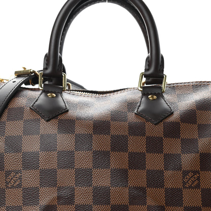 Louis Vuitton Damier Ebene Speedy Bandouliere 25 8 of 8