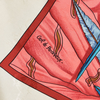 Hermes Silk Christoph Colomb Scarf 90 5 of 8