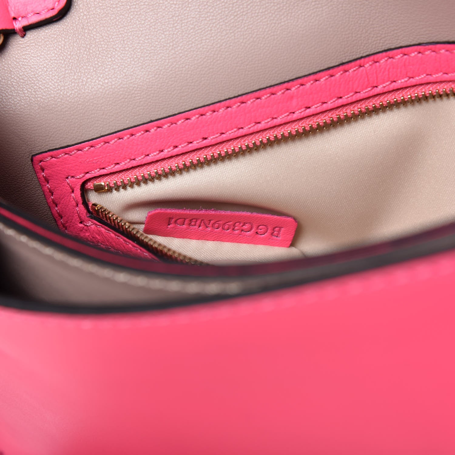 Valentino Garavani Nappa Rockstud Wristlet Clutch Fuxia Fluo 9 of 10