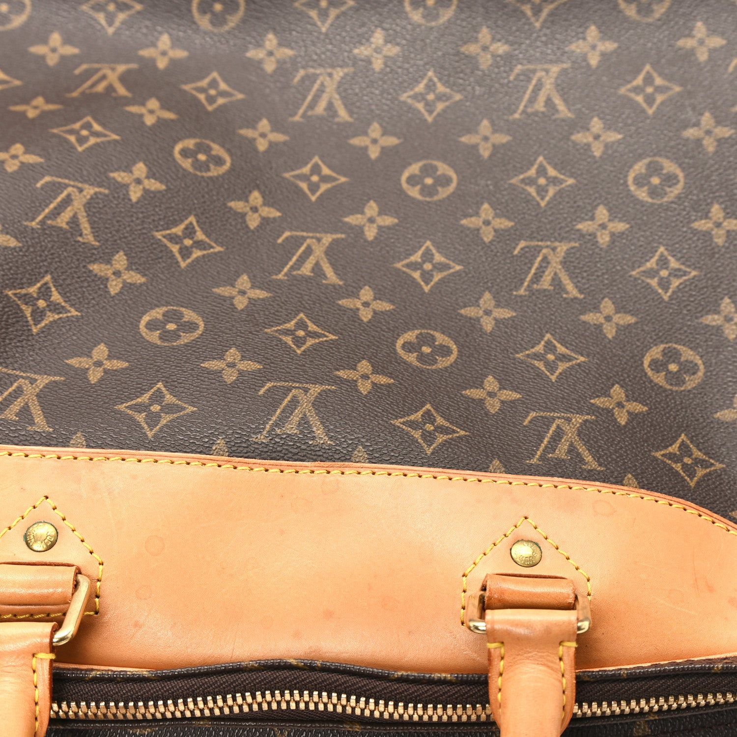 Louis Vuitton Monogram Alize 2 Compartment Luggage Travel Bag 9 of 9