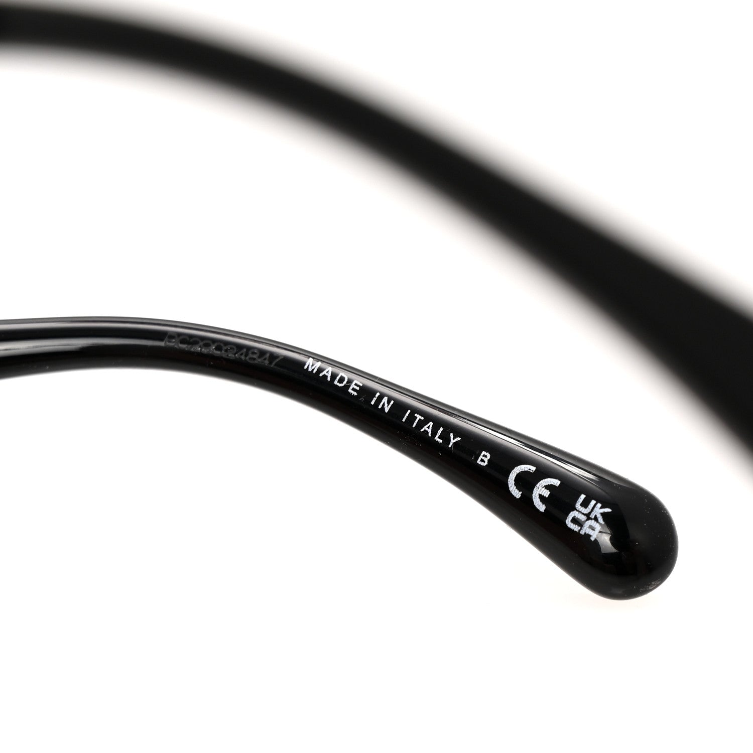 Chanel Acetate Strass Square Sunglasses 5422-B-A Black White 6 of 8