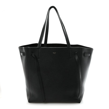 Celine Soft Grained Calfskin Small Belt Cabas Phantom Black 1 of 10