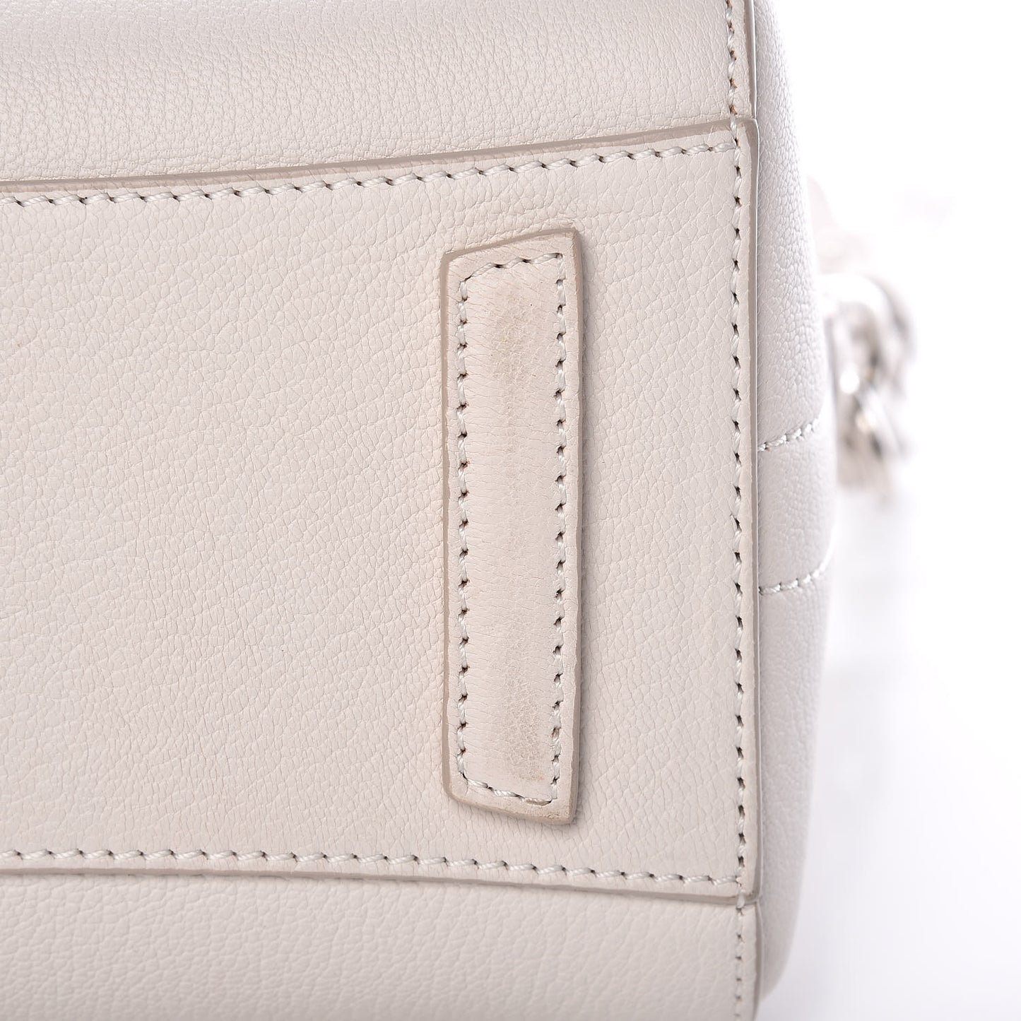 Sugar Goatskin Mini Antigona White