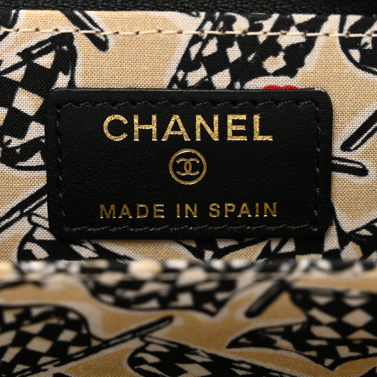Chanel Caviar Quilted Striated CC Zip Coin Purse Black 6 of 7