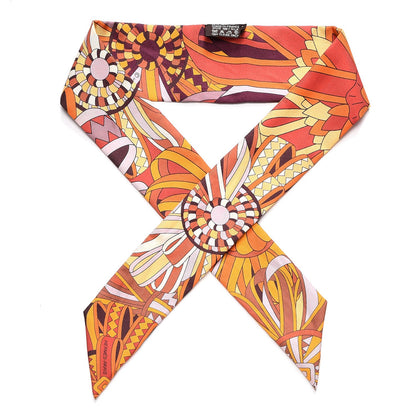 Hermes Silk Les Flots Du Cheval Twilly 1 of 5