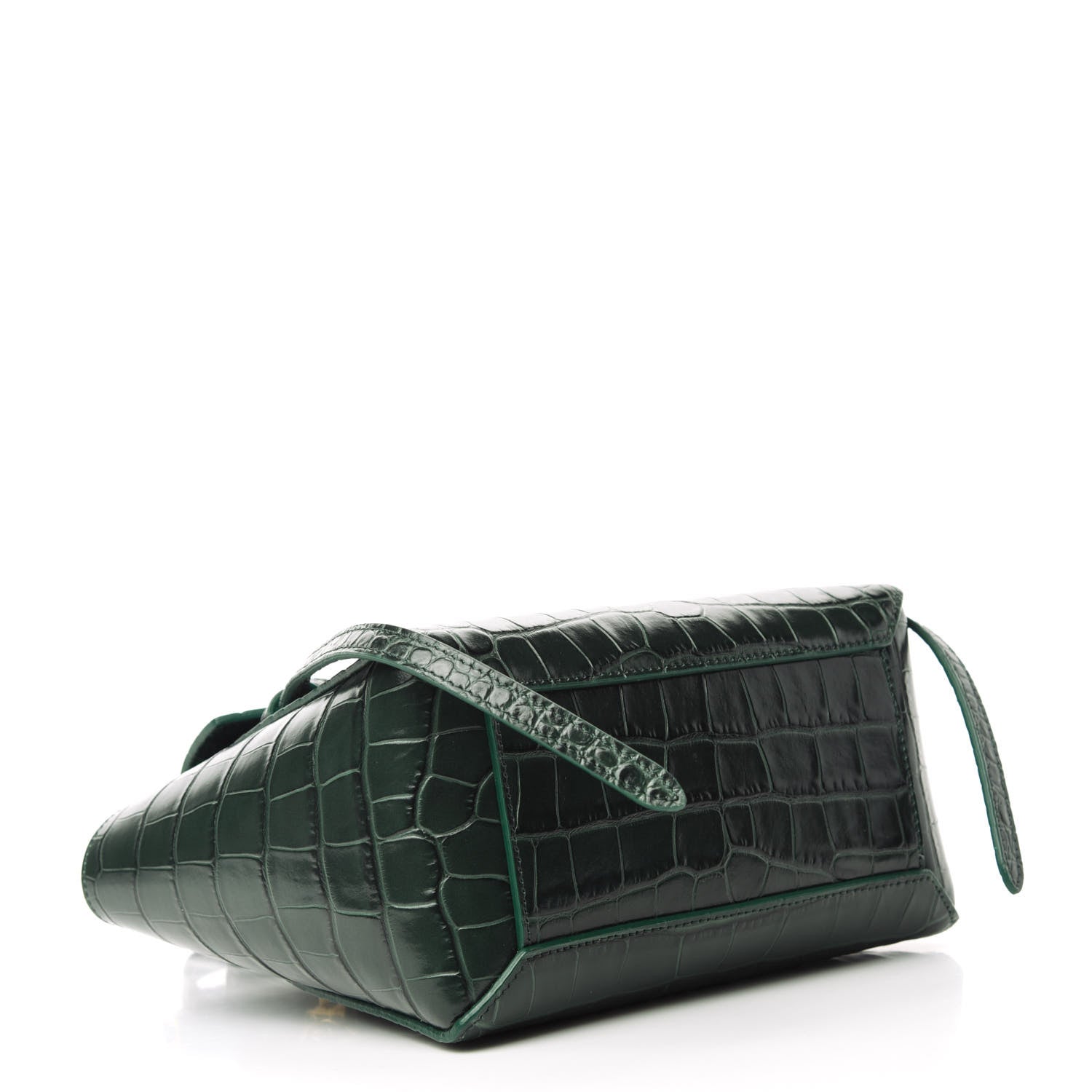 Celine Calfskin Crocodile Embossed Nano Belt Bag Amazone 4 of 10