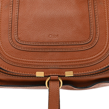 Chloe Calfskin Small Marcie Satchel Tan 8 of 15