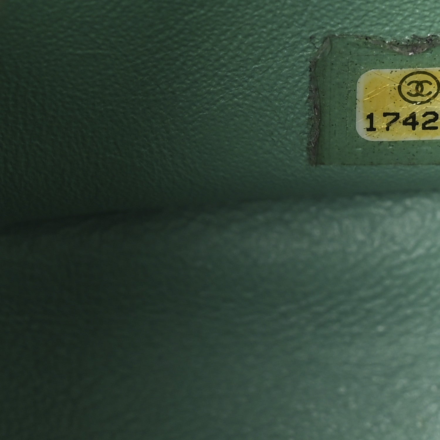 Chanel Patent Calfskin Quilted Jumbo Double Flap Green 7 of 11