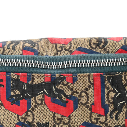 Gucci GG Supreme Monogram Gucci Wolf Belt Bag 10 of 12