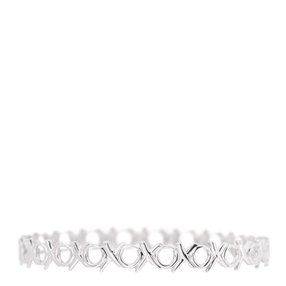 Tiffany Sterling Silver Paloma Picasso Love & Kisses Bangle Bracelet 1 of 4