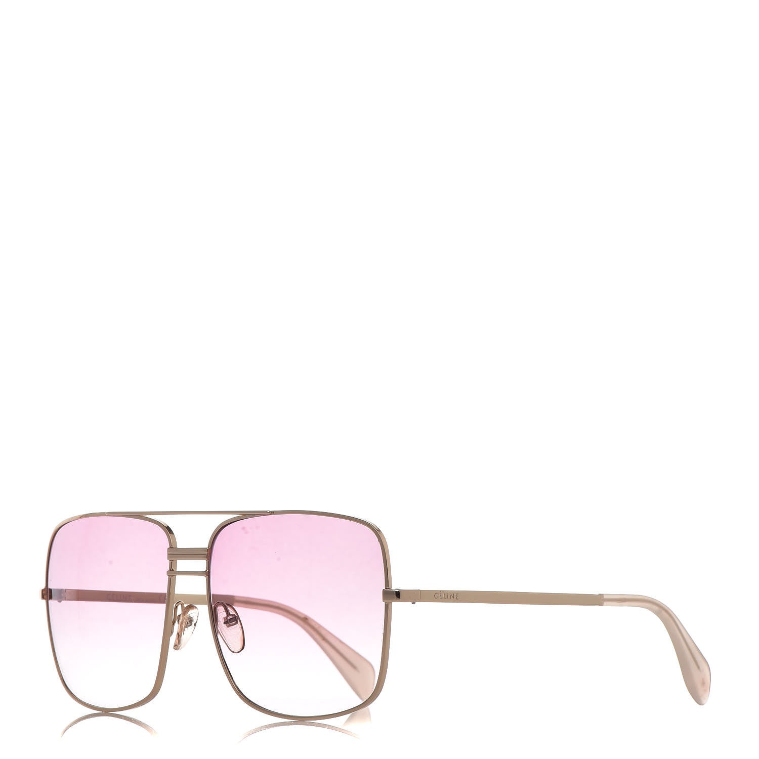 Celine Metal Sunglasses CL 41808/S Gold Pink 1 of 7