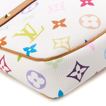 Louis Vuitton Monogram Multicolor Pochette Accessories White 6 of 8