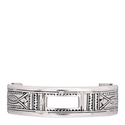 Hermes Sterling Silver Touareg Newton Cuff Bracelet 1 of 4