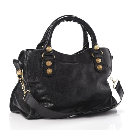 Balenciaga Agneau Giant 21 Gold Hardware City Black 3 of 9