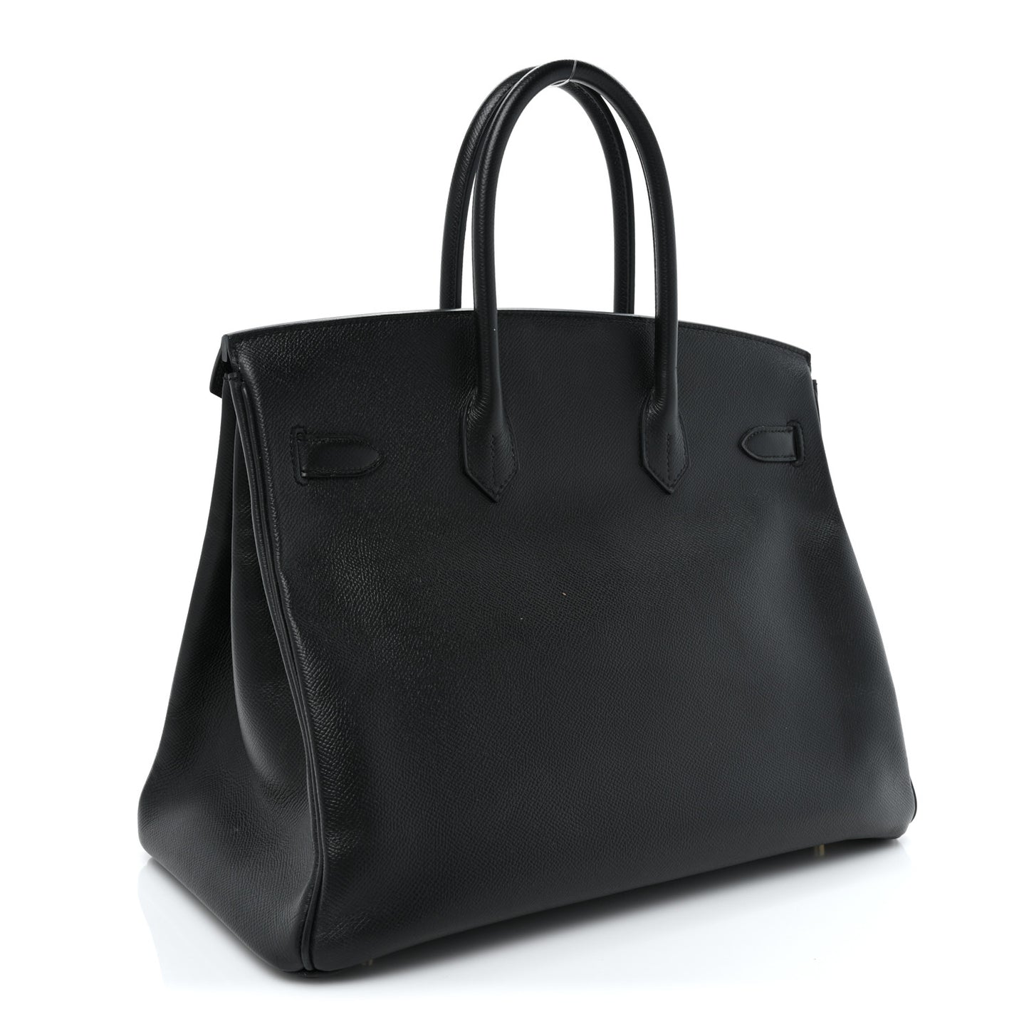 Epsom Horseshoe Birkin 35 Black Bleu Nuit