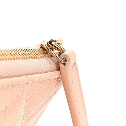 Chanel Caviar Quilted Small Cosmetic Case Light Beige 8 of 9