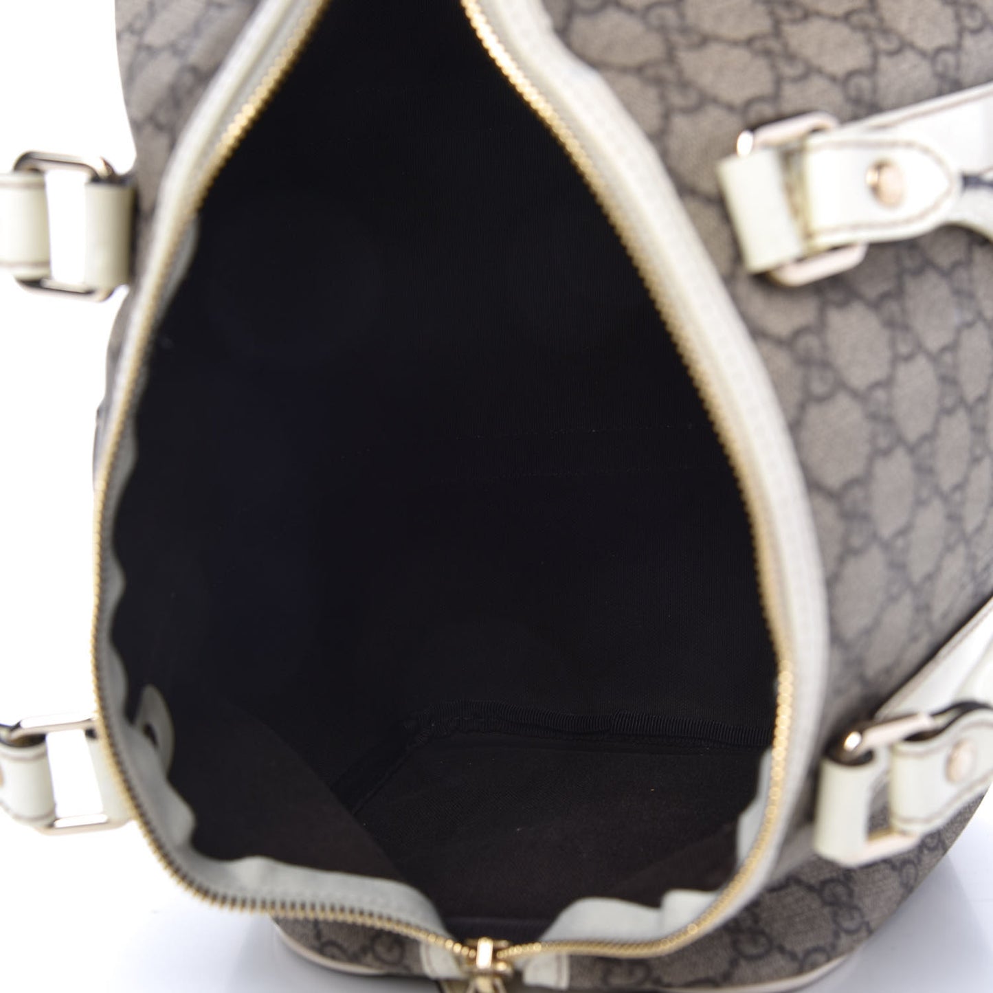 GG Plus Monogram Joy Medium Boston Off White