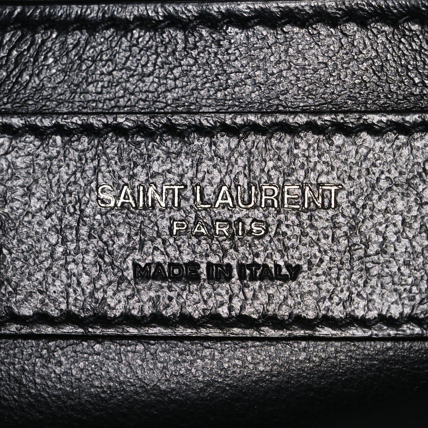 Grain De Poudre Small Monogram Monochrome Kate Satchel Black