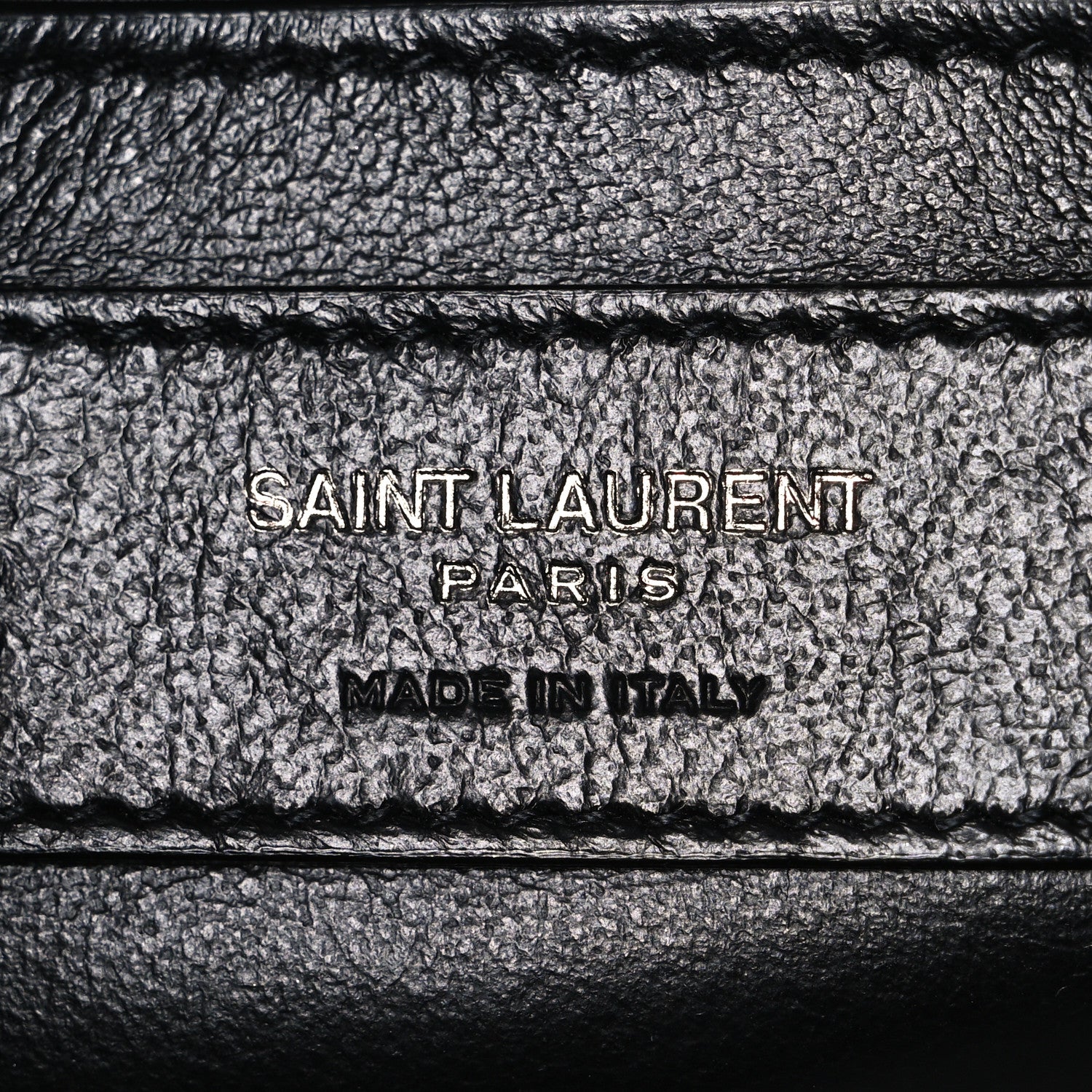 Saint Laurent Grain De Poudre Small Monogram Monochrome Kate Satchel Black 6 of 12