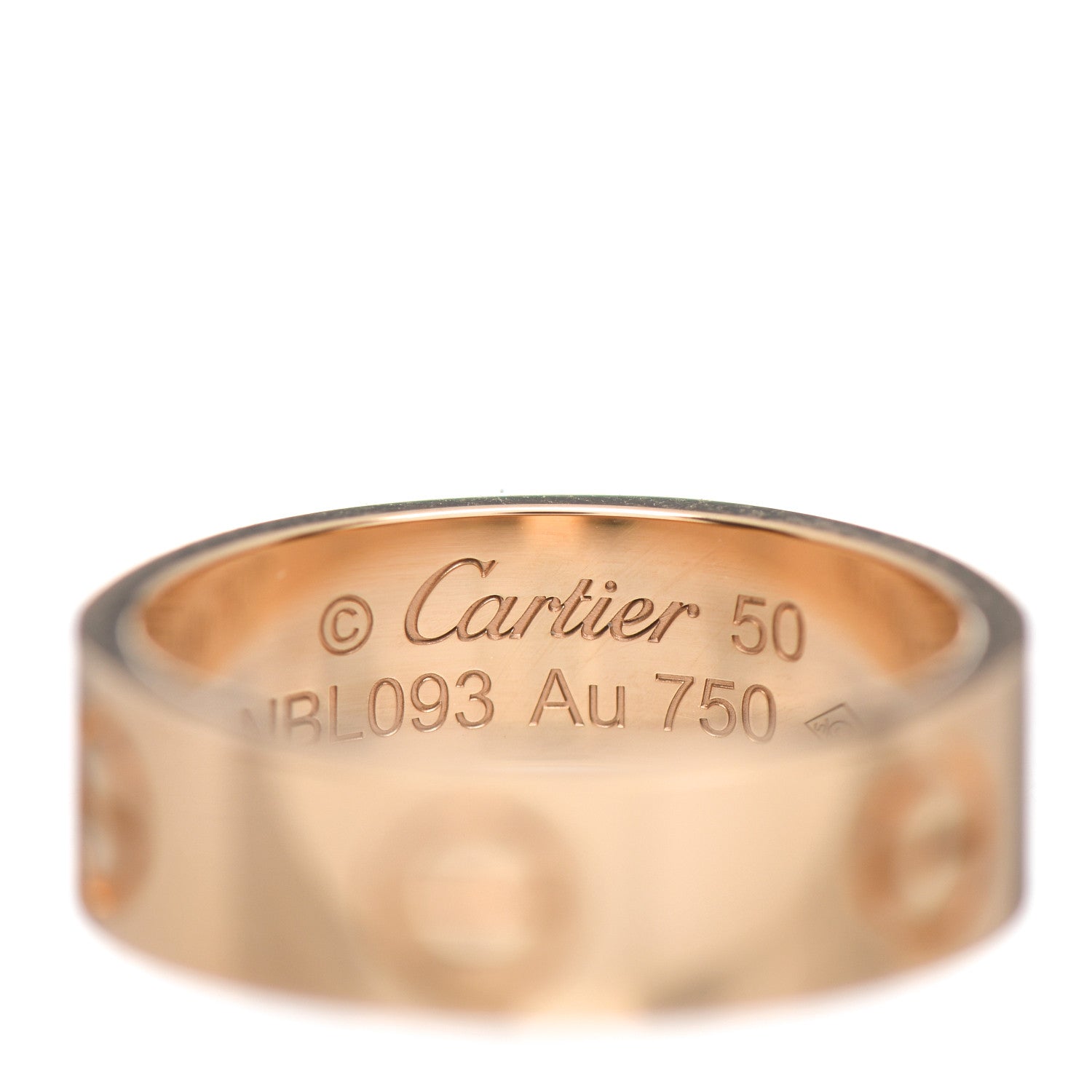 Cartier 18K Yellow Gold 5.5mm LOVE Ring 50 5.25 4 of 5