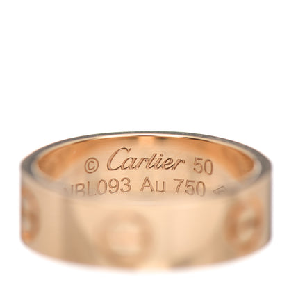 Cartier 18K Yellow Gold 5.5mm LOVE Ring 50 5.25 4 of 5