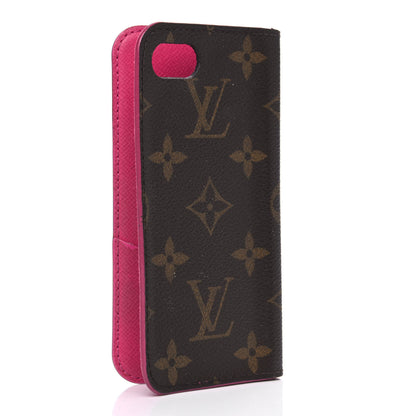 Louis Vuitton Monogram iPhone 7/8 Folio Case Pink 2 of 7