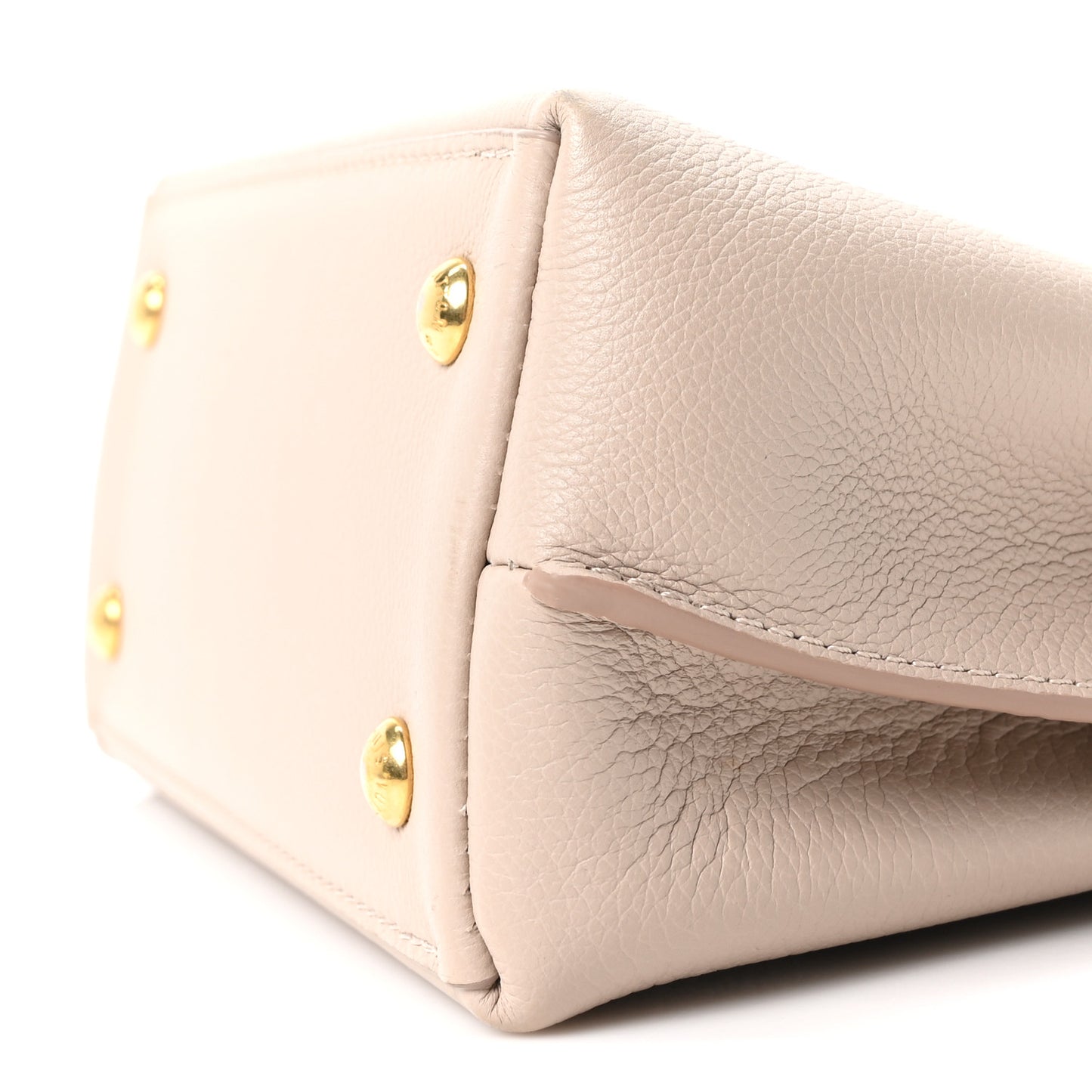 Soft Calfskin Mini Lockme Ever Greige