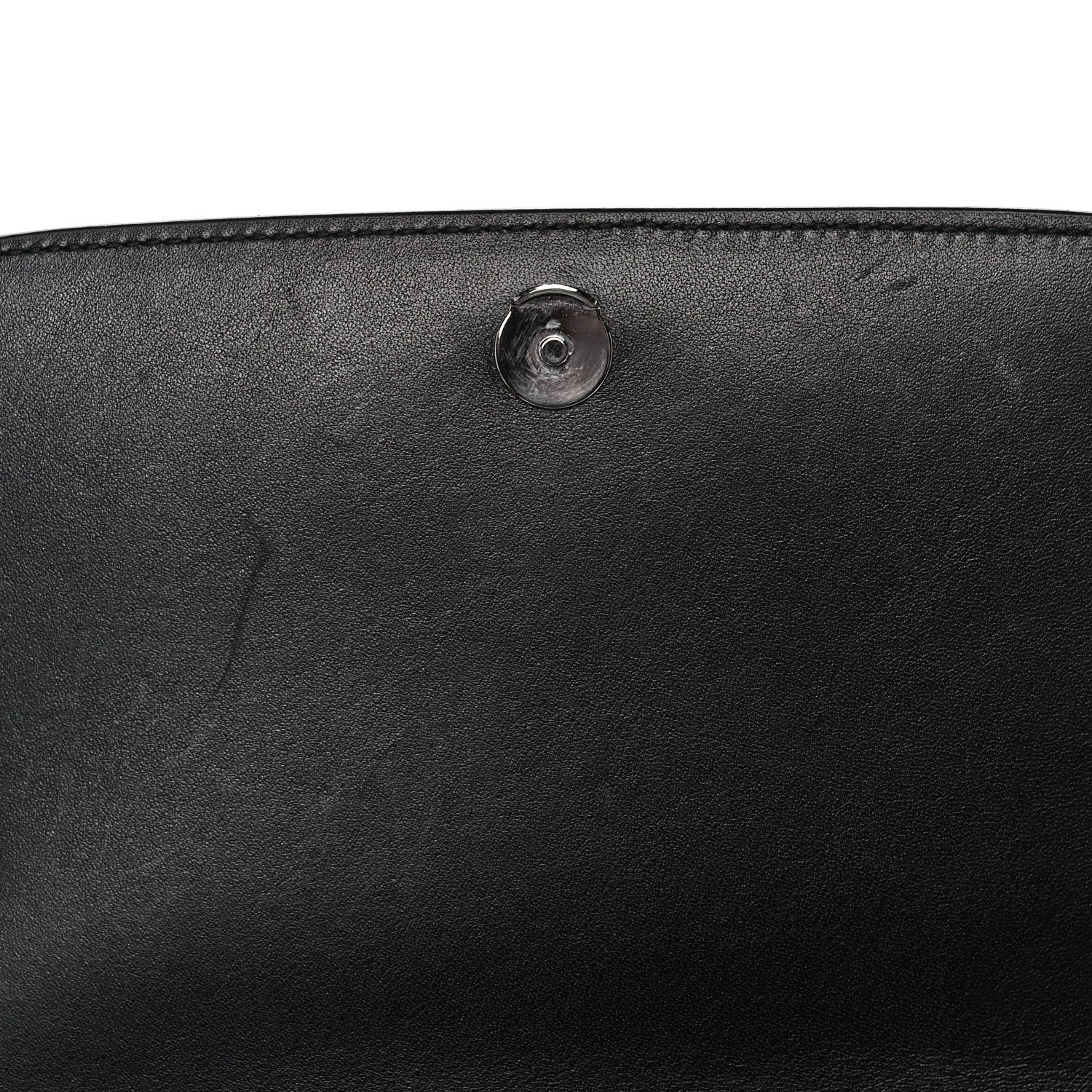 Saint Laurent Calfskin Lizard Embossed Le 61 Shoulder Bag Black 12 of 14