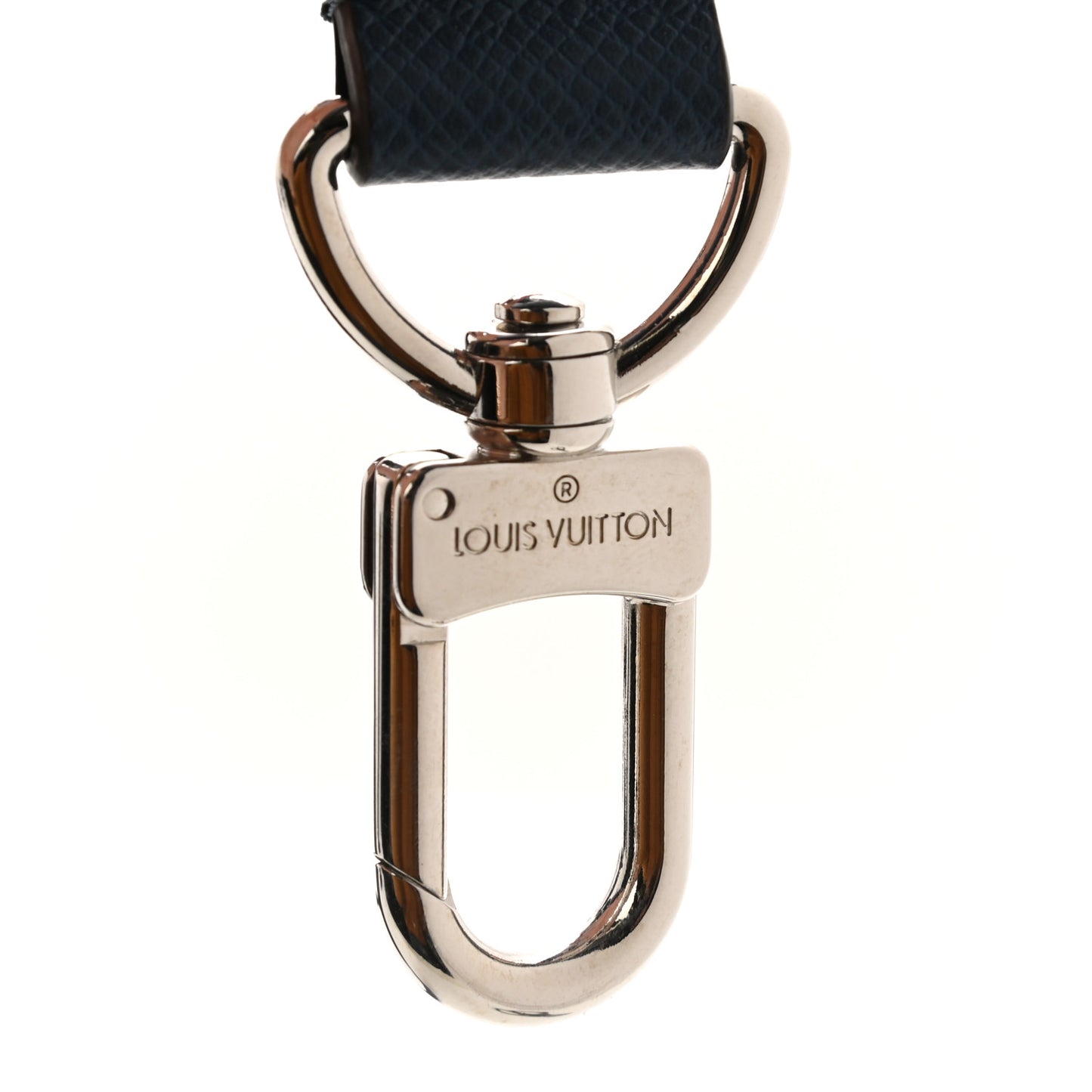 Calfskin Adjustable Keepall Bandouliere Shoulder Strap Blue