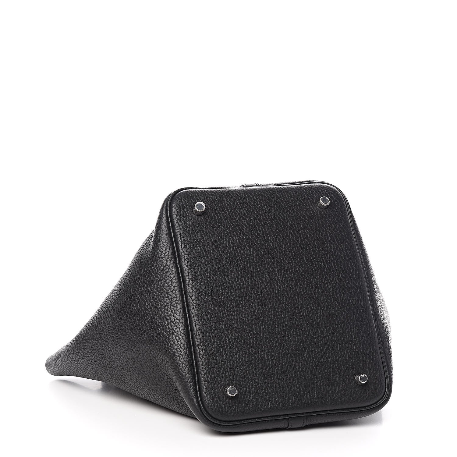 Hermes Taurillon Clemence Picotin Lock 22 MM Black 4 of 11