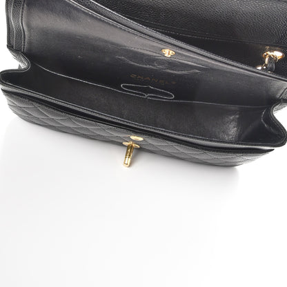 Chanel Caviar Quilted Medium Double Flap Black 6 of 9