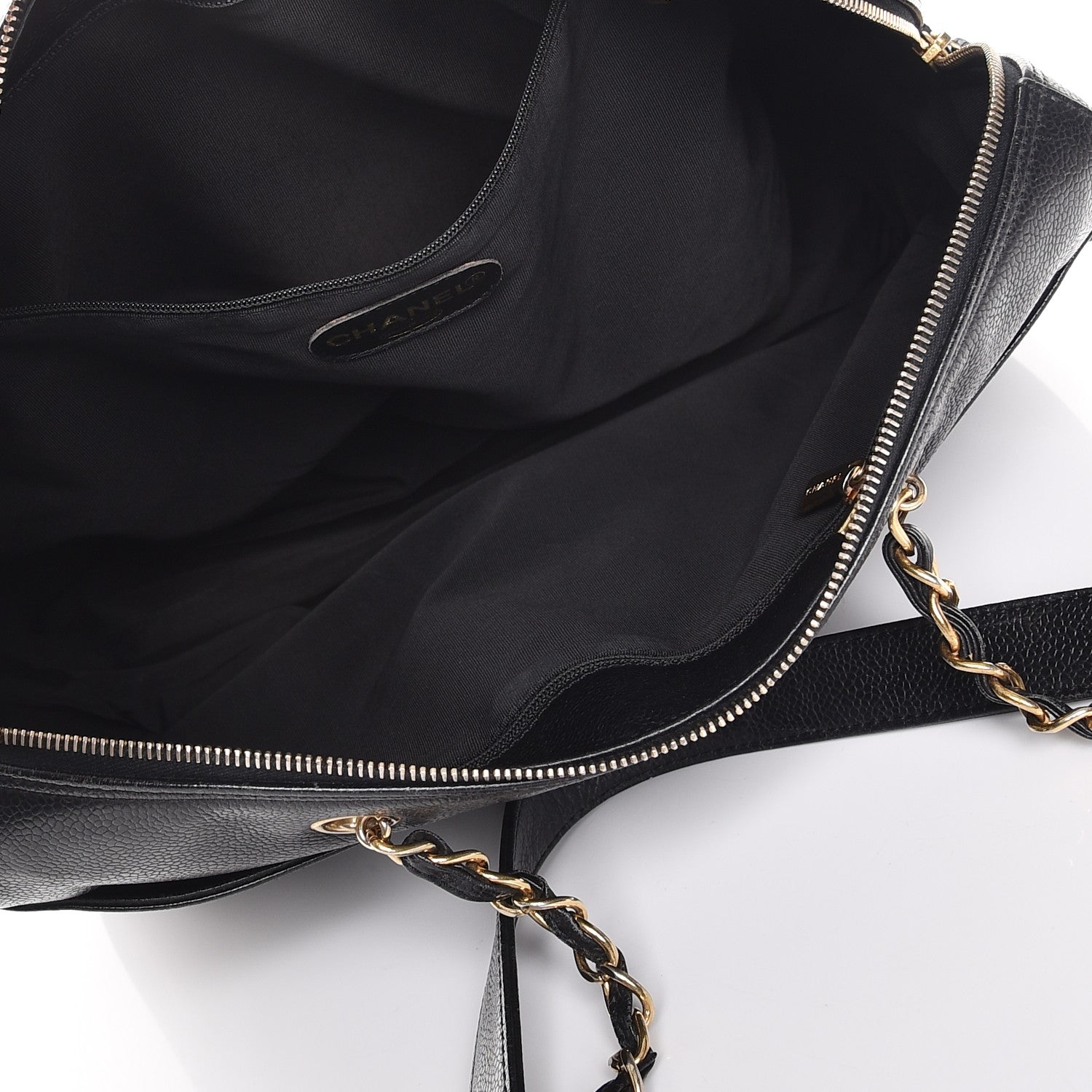 Chanel Caviar CC Bowler Black 5 of 11