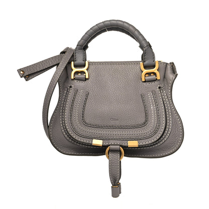 Chloe Calfskin Mini Marcie Satchel Cashmere Grey 1 of 9