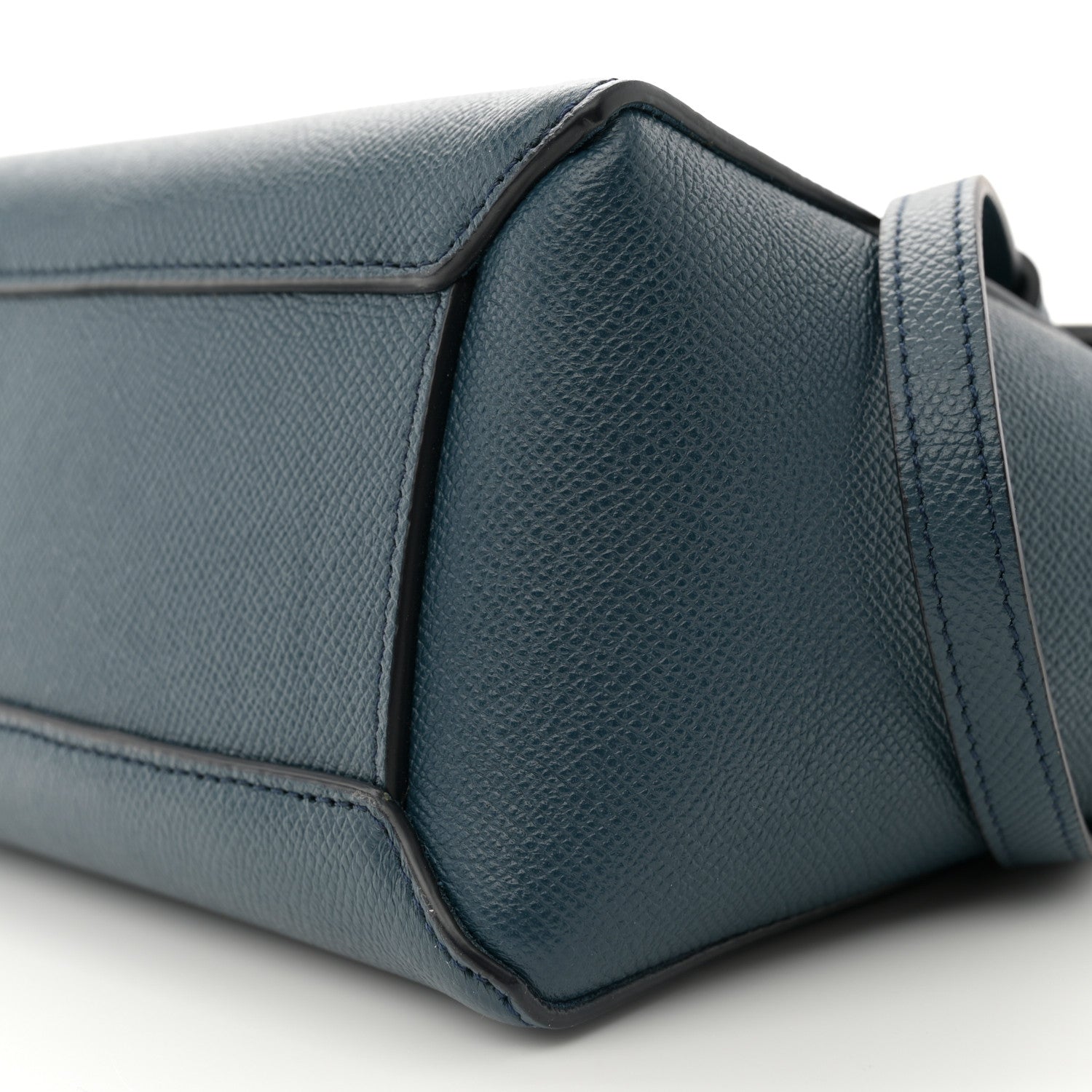 Celine Baby Grained Calfskin Nano Belt Bag Abyss Blue 10 of 11