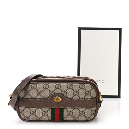 Gucci GG Supreme Monogram Web Mini Ophidia GG Bag Brown 11 of 11