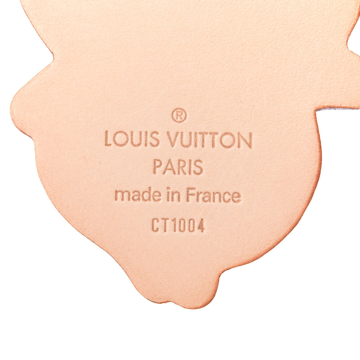 Louis Vuitton Vachetta Monogram Panda Key Ring Bag Charm 3 of 3