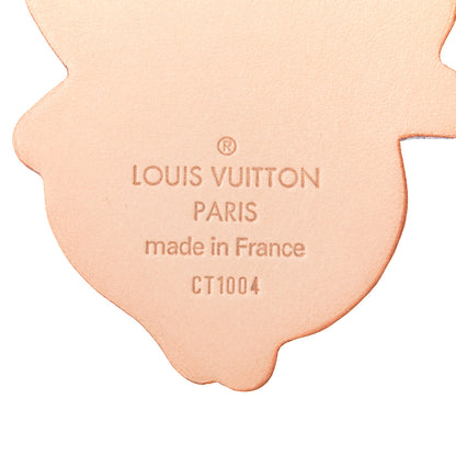 Louis Vuitton Vachetta Monogram Panda Key Ring Bag Charm 3 of 3