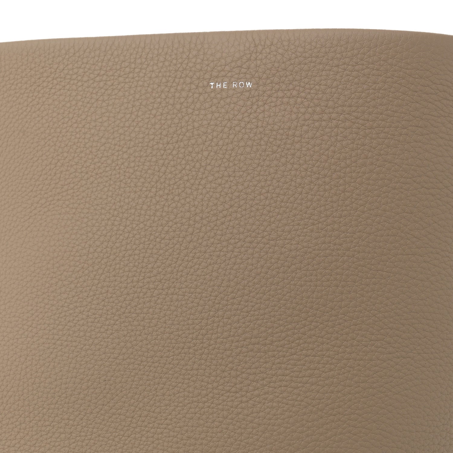 The Row Grained Calfskin Large N/S Park Tote Dark Taupe 8 of 10